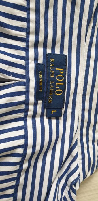 POLO Ralph Lauren  Cotton Custom Fit / L ОРИГИНАЛ! НОВО! Мъжка Риза!