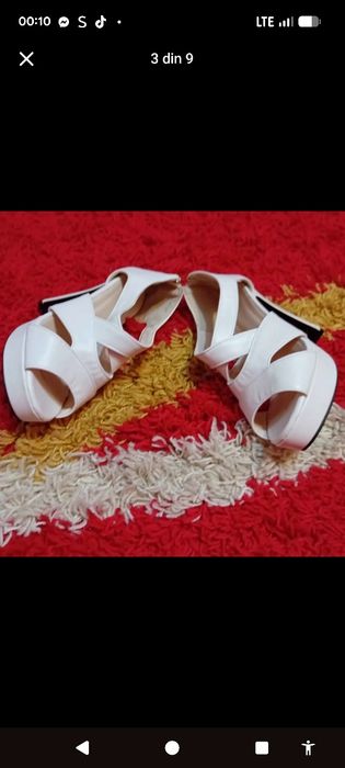 Sandale dama cu platforma și toc gros