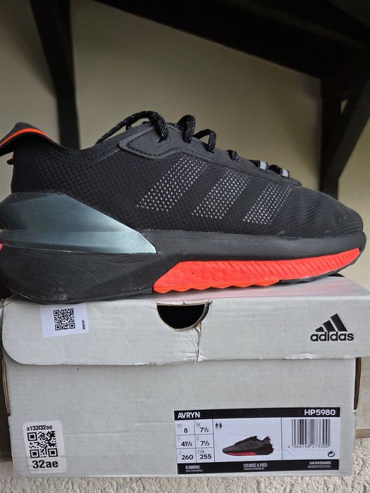Adidas Avryn 'Black Solar Red'