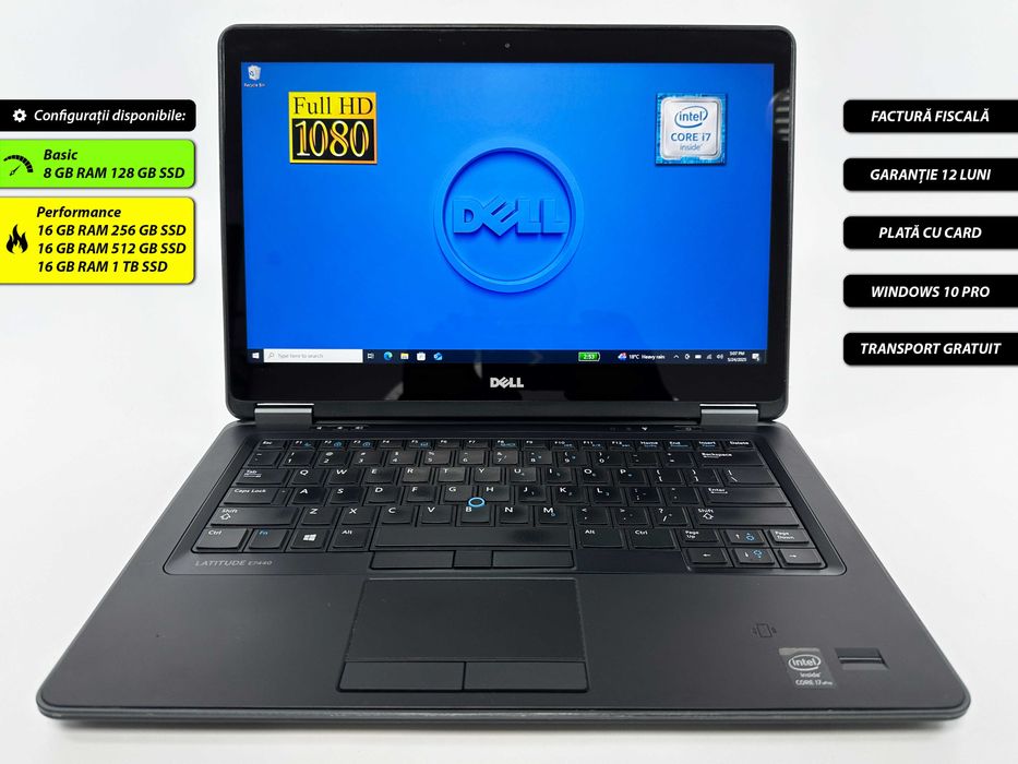 Laptop Dell Latitude i7 16gb ram 512gb ssd 14 inch Full HD Touchscreen