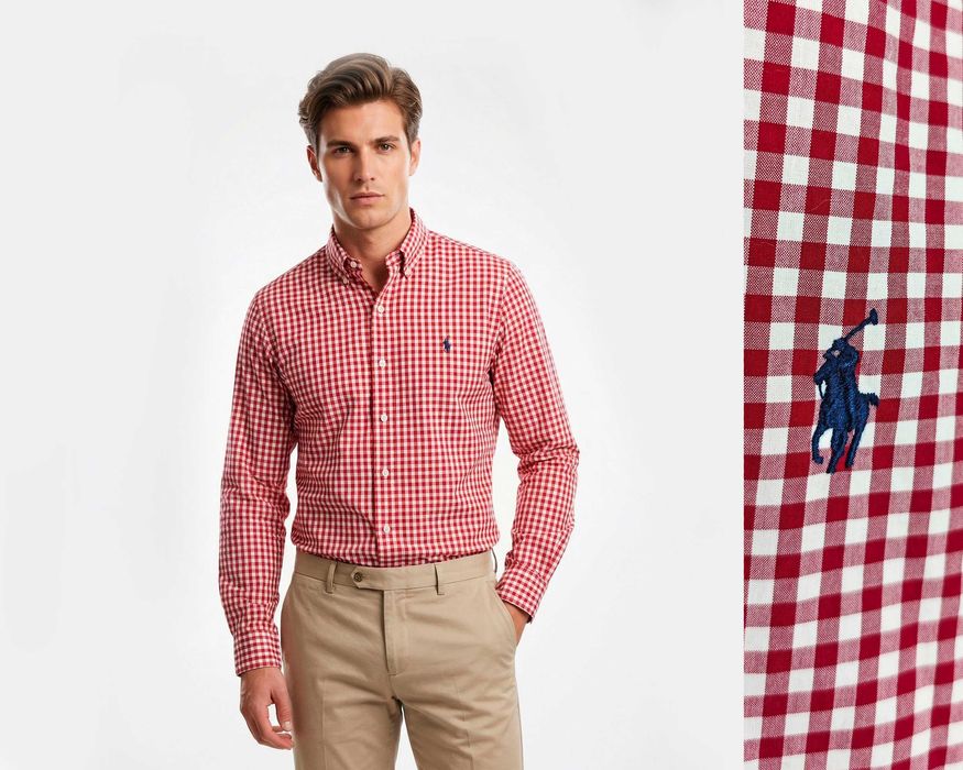 Ralph Lauren Оригинална мъжка карирана риза размер L