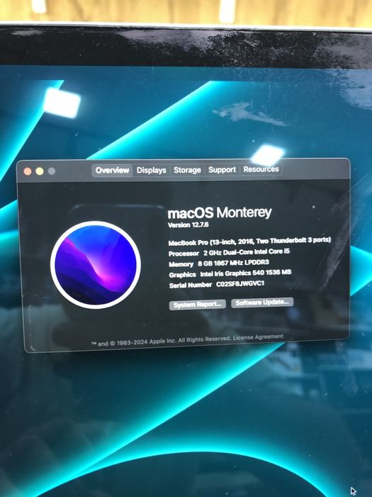 MacBook Pro 13 inch 2017