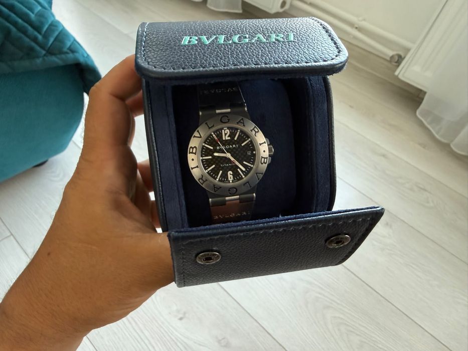 Ceas Bvlgari Diagono Titanium Carbon automat schimb cu hublot cartier breitling omega