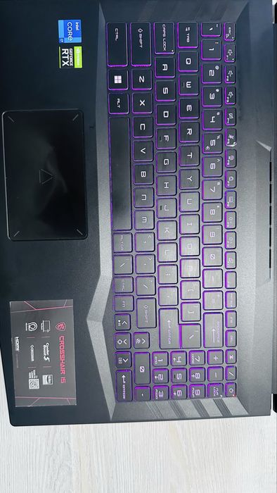 MSI Crosshair 15 | i7 11th Gen | 16GB RAM | 1TB SSD | Ideal Holatda