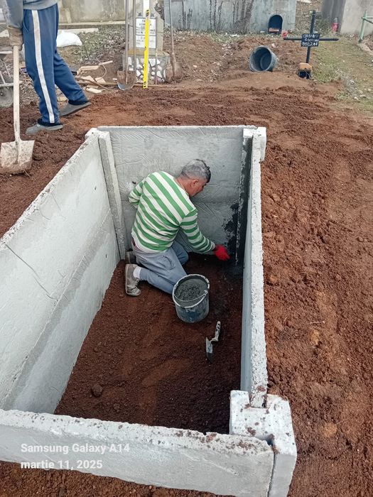 Cavou din placi de beton