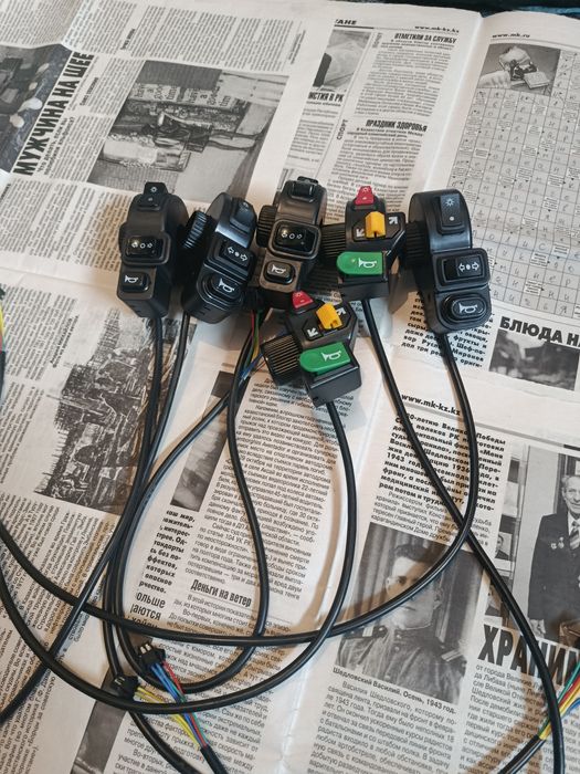 Переключатель 3 в 1 для электровелосипеда