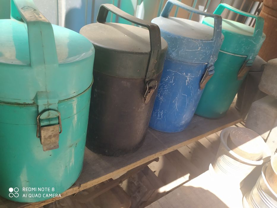 Термос комбайнёра, полевой, военный