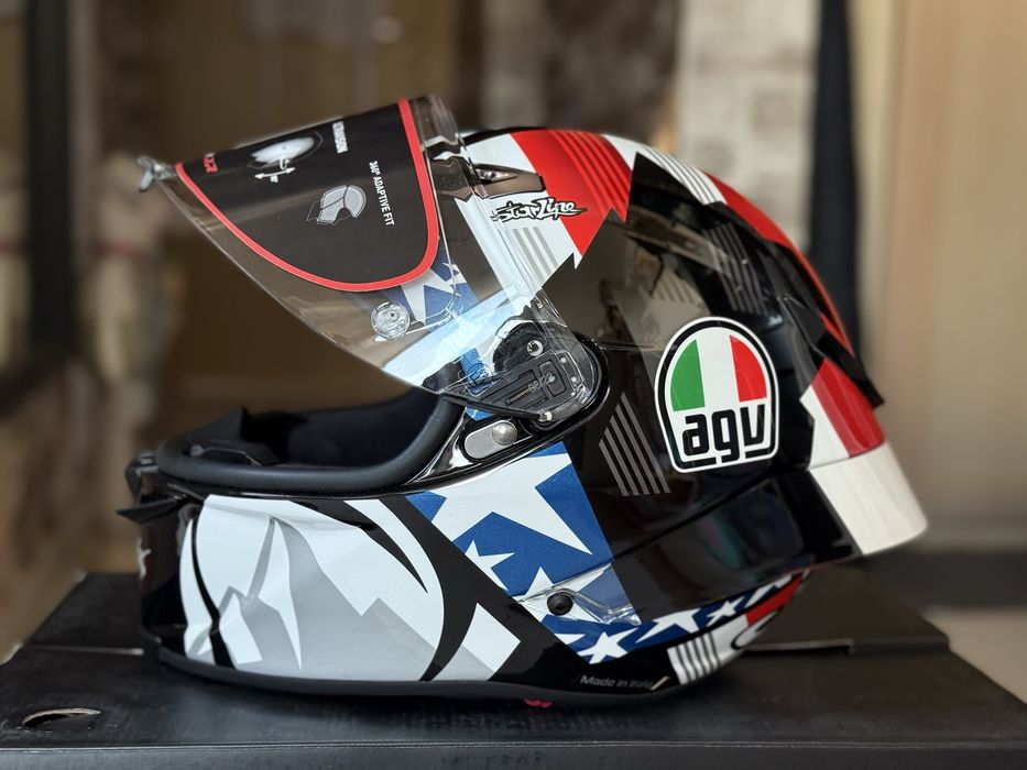 AGV Pista GP RR - Rossi Soleluna 2022 - M + Mir Americas - MS