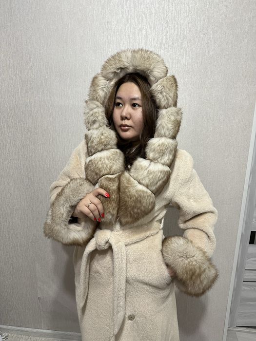 Шуба алькантара натуральный писец