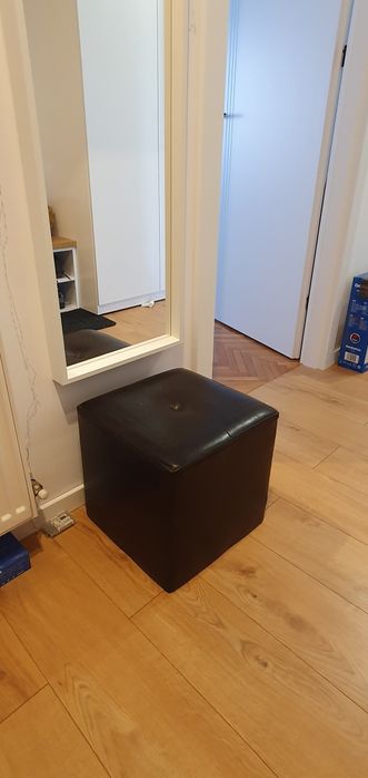 taburet piele ecologica 36cmX36cm