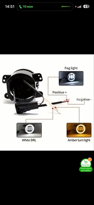 Лед халогени с ангелски очи