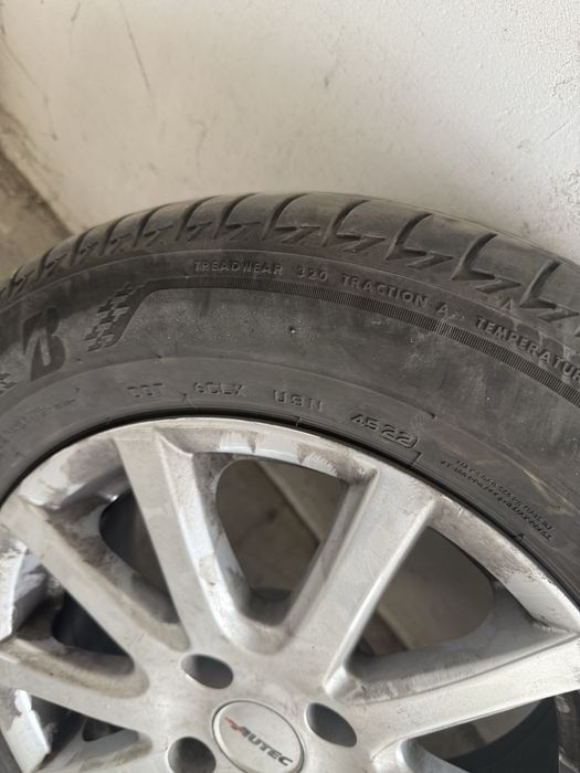Летни гуми Bridgestone 185/65/15 с джанти за Citroen C3-2017-2024