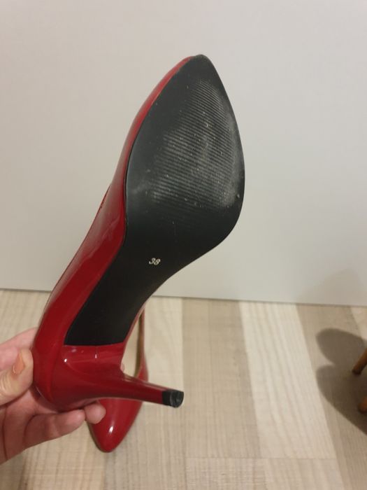 Pantofi din piele naturala, Stiletto