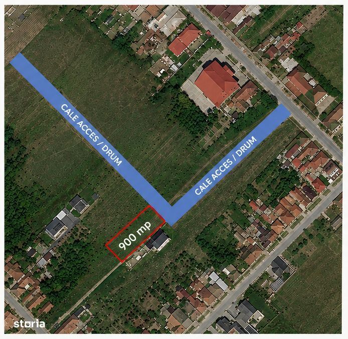 De vanzare 900 mp teren, Giarmata Vii pentru constructii !