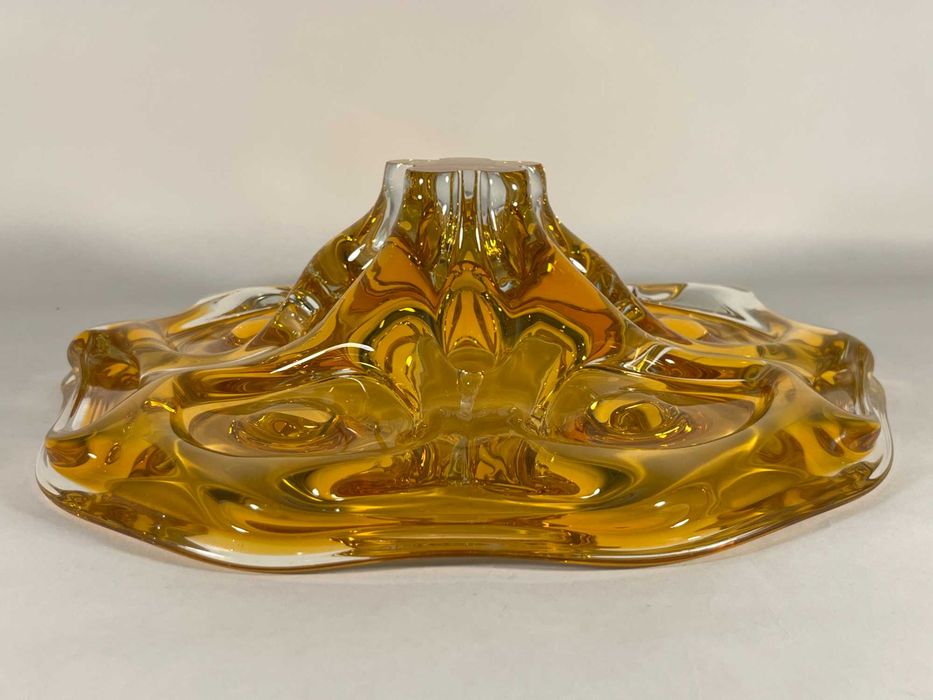 fructiera bol farfurie platou vas sticla cristal Murano art deco jugendstil midcentury art nouveau bauhaus