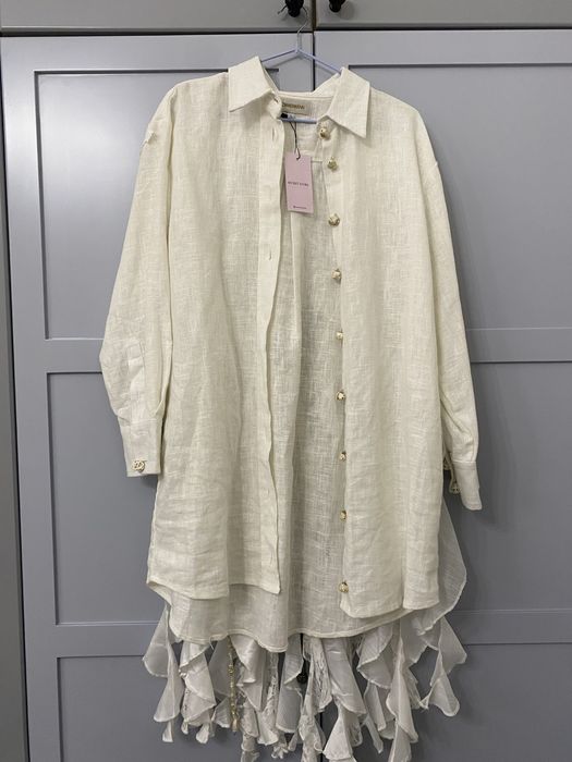 Дизайнерская рубашка-платье Zimmermann