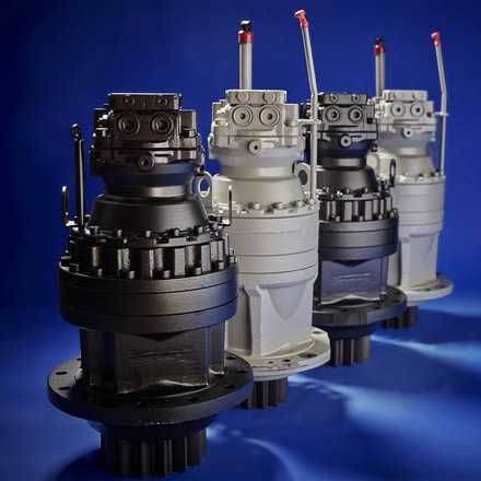 Hidromotor rotire pentru utilaje de constructii