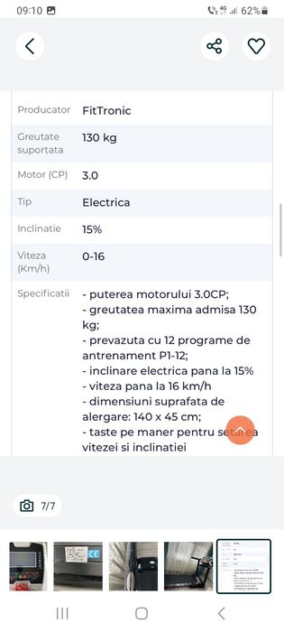 Vand banda de alergat Fittronic T5000
