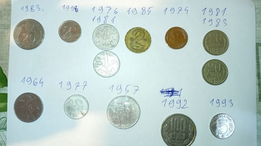 Monede vechi de colecție