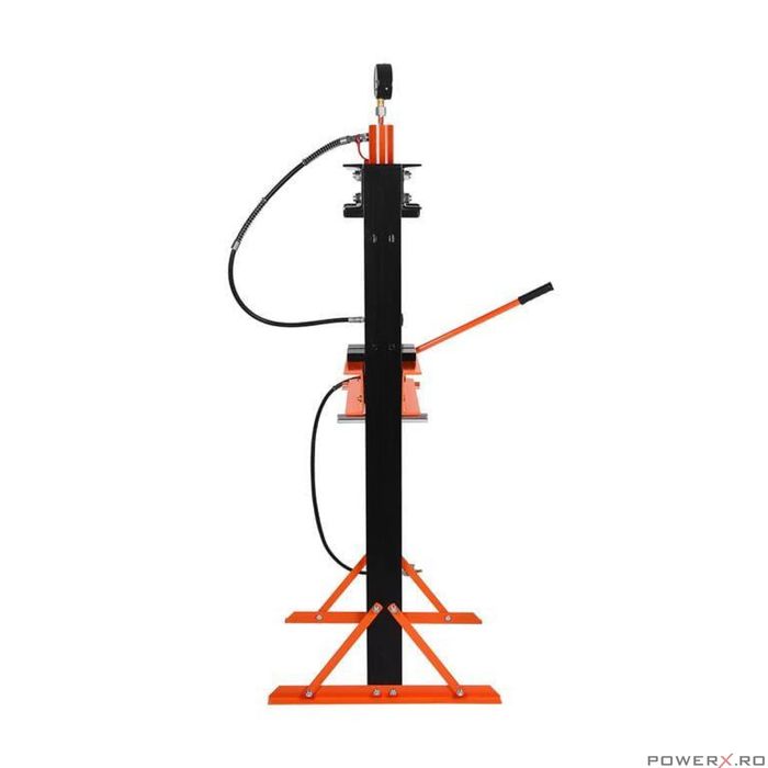 Presa hidraulica pneumatica 20 tone, cu piston glisant si manometru, 9