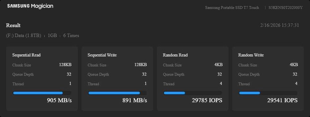 SSD extern Samsung T7  2TB, USB 3.2, Black Shield