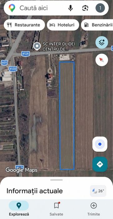 Teren de vânzare 9800 mp Ogrezeni / Malu-Spart