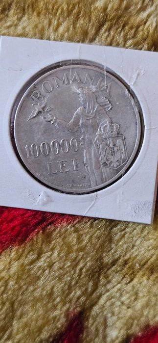 100000 lei 1946 argint