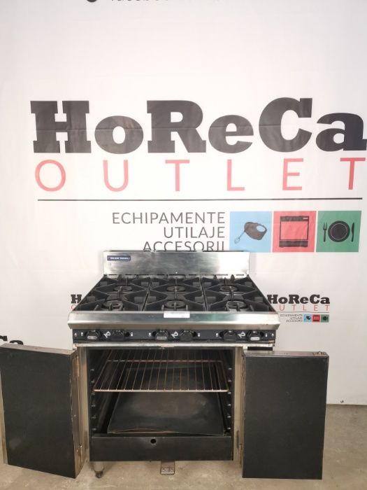 BLUE SEAL Masina de gatit cu 6 focuri; Aragaz profesional cu 6 ochiuri