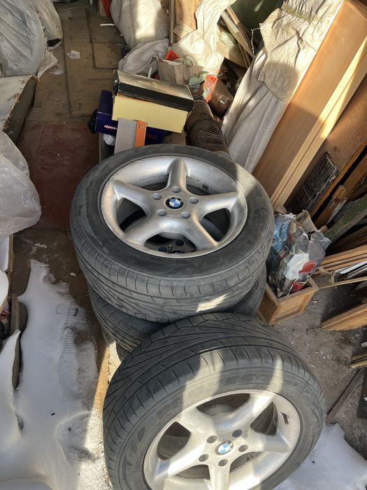 Диски с летнйей резиной на бмв е39