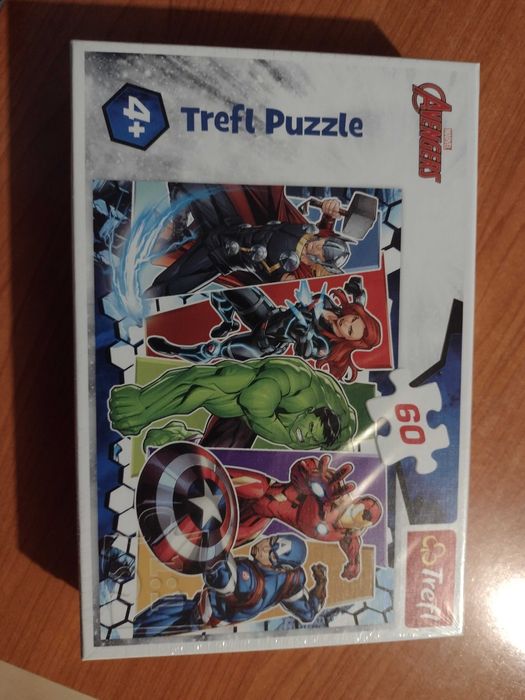 Puzzle avangers 60 piese , sigilat nou