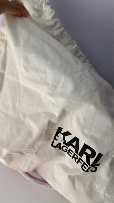 Karl Lagerfeld розова чанта