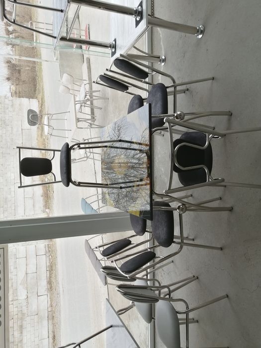 Стол стул нержавейка