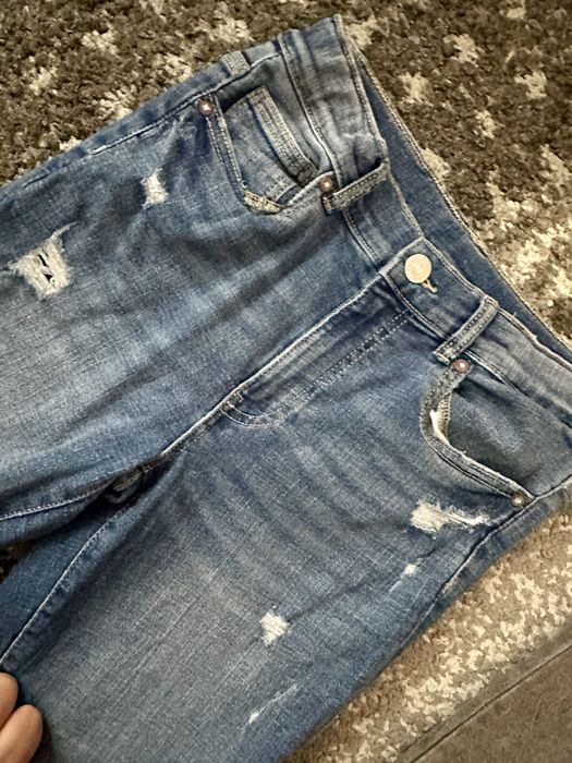 Дънки с износен ефект Zara и др. р-р 164 см.