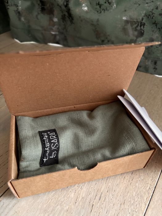 Protectii bretele Isara Green Linen