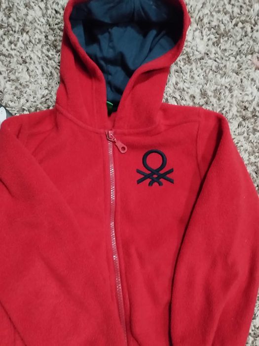 Hanorac Bennetton,vesta Pepco 6-7 ani si caciula Decathlon