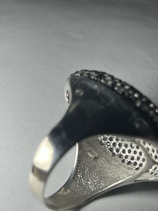 Inel de argint cu zirconii