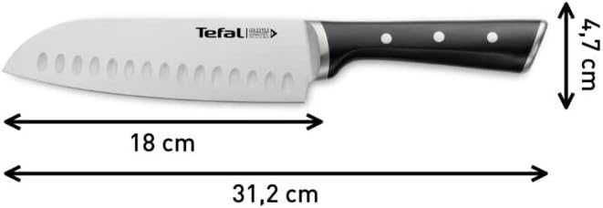 Tefal НОЖ Сантоку ICE FORCE K2320614, 18см.