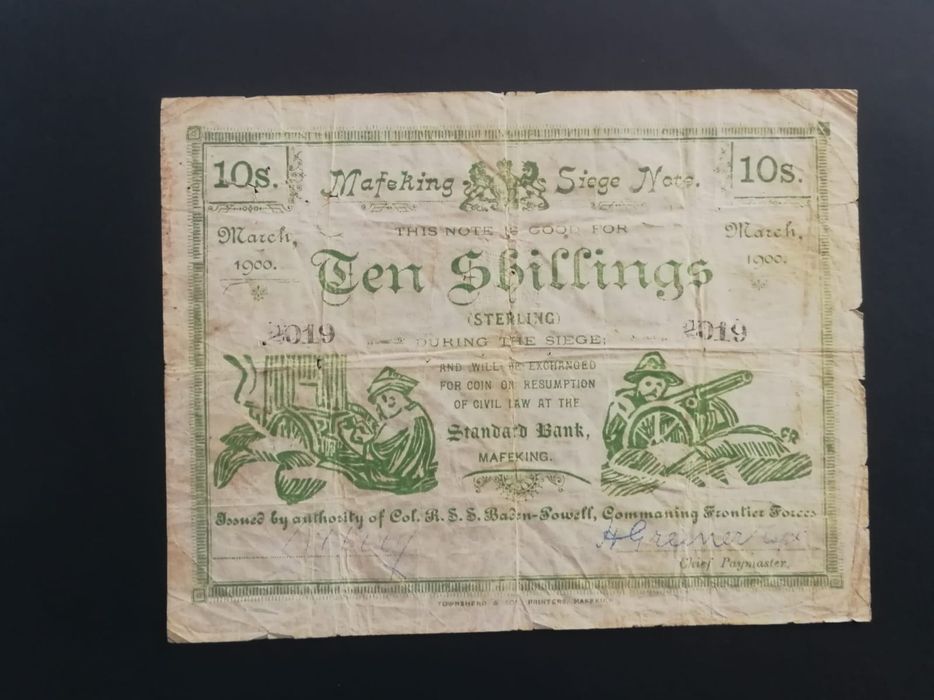 10 Shillings 1900 Mafeking - South Africa