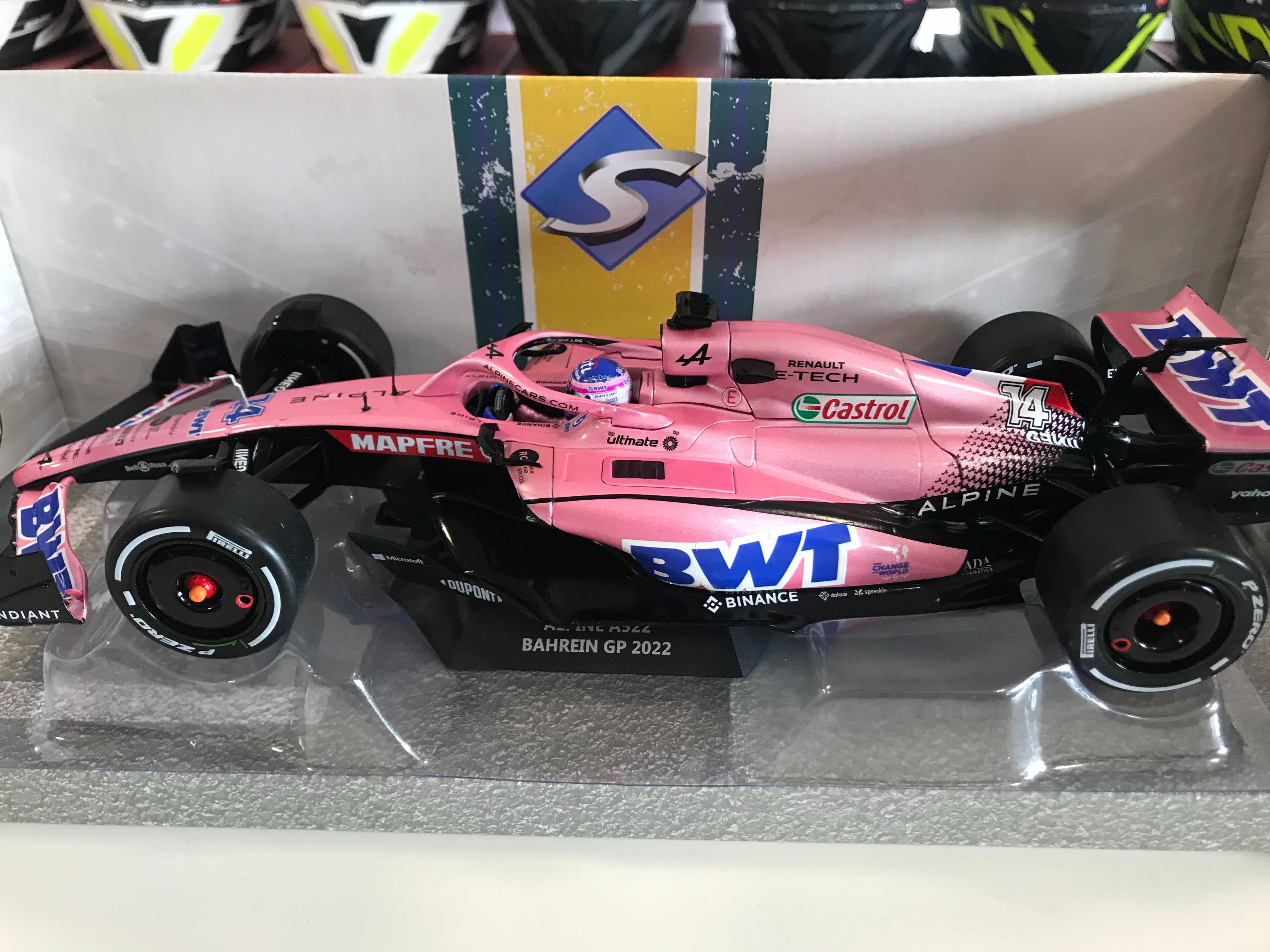 Нова метална колекционерска количка FORMULA 1 ALPINE F1 TEAM 1:18 с ...