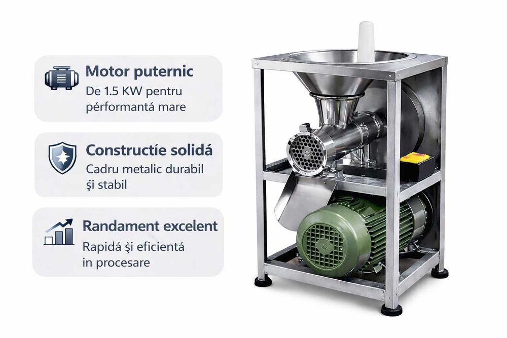 Moara de tocat carne electrica automata puternica