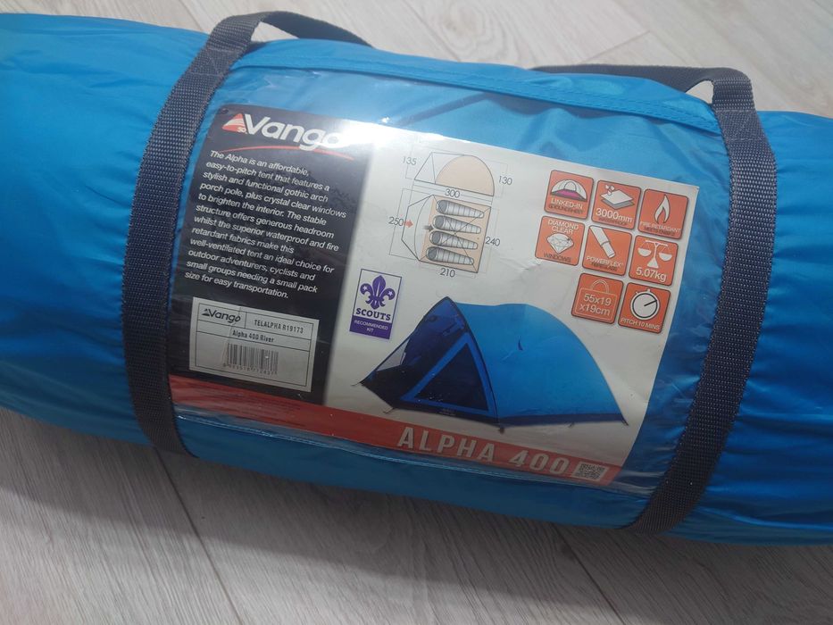 Cort 4 persoane Vango Alpha 400 – Folosit o singură dată