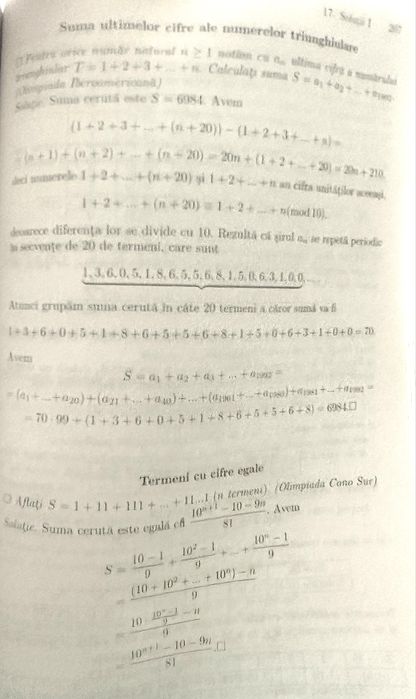 320 pagini Sfaturi Matematice: Teme și probleme. Cristinel Mortici