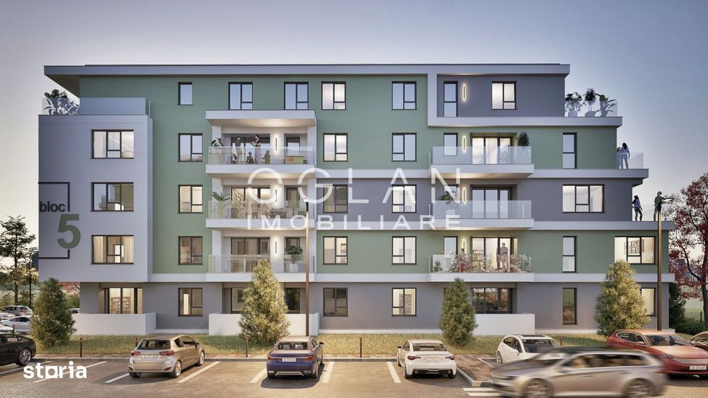 Apartament 2 camere, 0% comision – 51 mp + terasa
