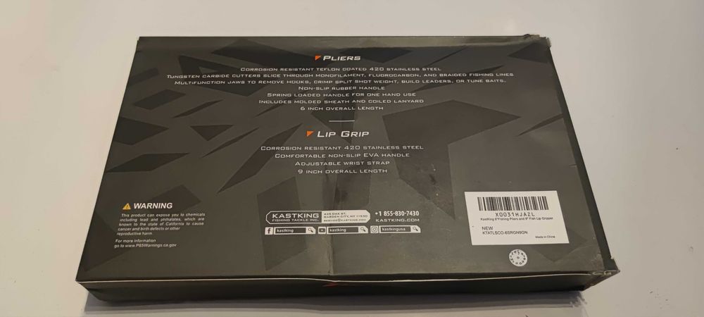 Calitate! Set combo lip grip + cleste patent multifunctional pescuit