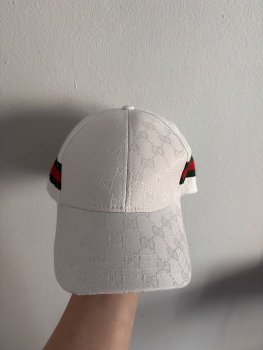 Sapca gucci alba simpla
