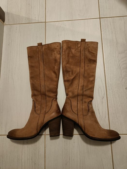 Cizme din piele naturala, nr. 39