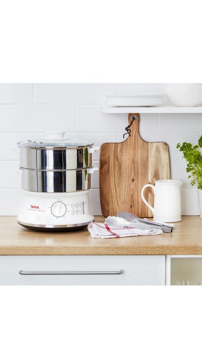 Aparat de gatit cu aburi Tefal VC145130, 900W, 6 L, timer de 60 de min