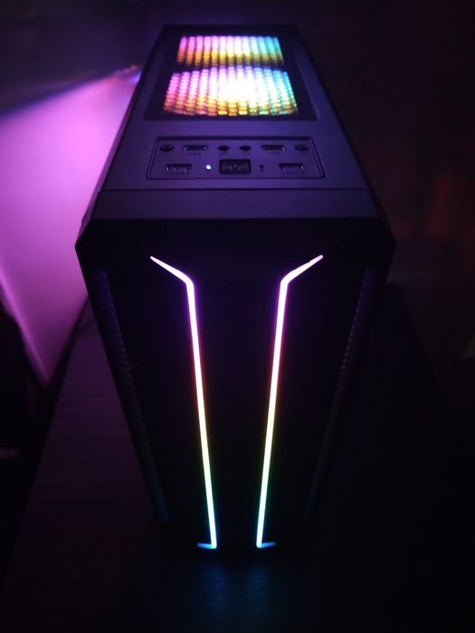 PC Gaming RGB RTX 3060 Ti Gigabyte Gaming OC 8GB, i7-7700K, 16GB RAM, SSD 512GB, Corsair 600W
