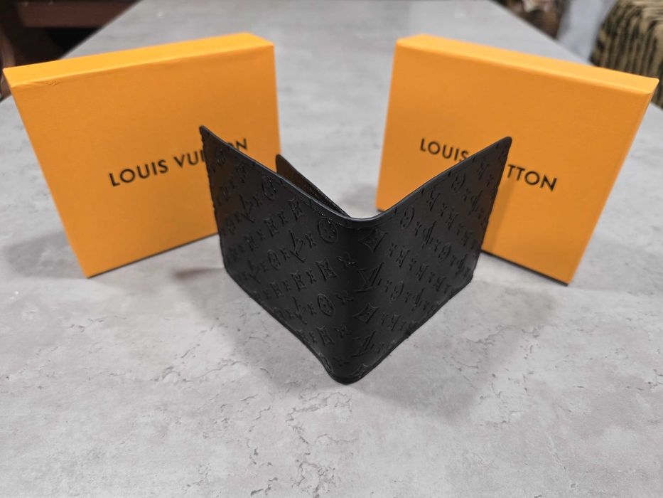 Portofel Premium Louis Vuitton Negru / Bej / Damier Carouri