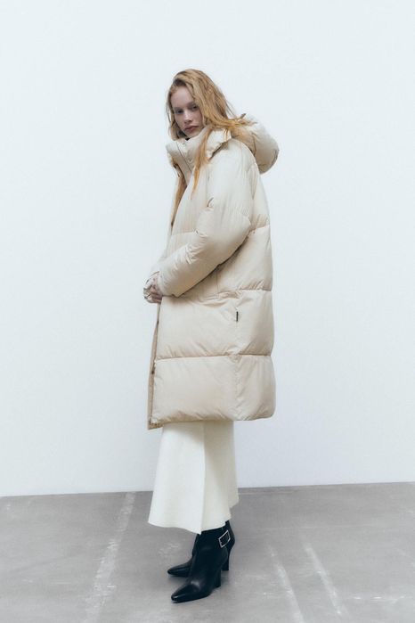 Zara. COMFORTEMP® Утепленная женская куртка пуффер из США размер М 42